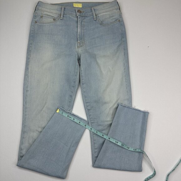 Mother Denim Women’s Looker Ankle Fray Sweet Talk Me Designer Jeans W28.25/L27.5 - Picture 13 of 14